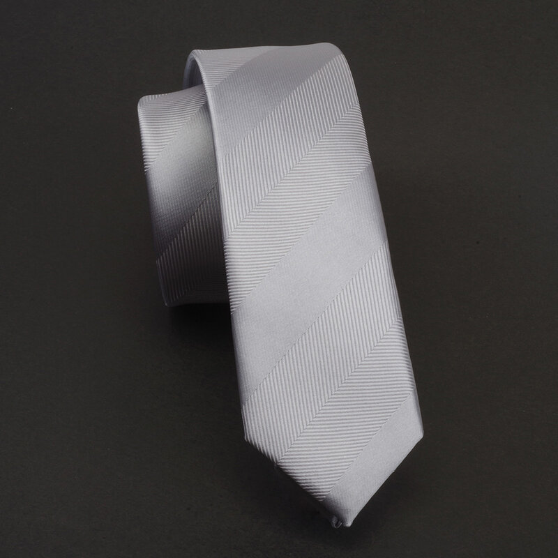 GUSLESON-Corbata delgada de 5cm para hombre, Corbatas de lujo impermeables a cuadros a rayas, Corbatas de Jacquard, vestido de boda