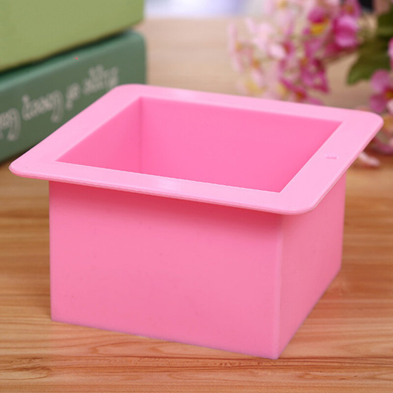 500ml Soap Mold Of Square Silicone Cake Bakeware Tool oval Pudding Ice Cube Bread Pastry Hand Mould