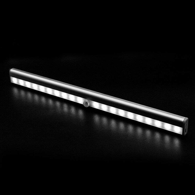 Oświetlenie szafki LED z czujnikiem ruchu lampka nocna 5V czujnik ruchu PIR USB ładuje kuchnię szafa sypialniana wewnętrzne lampy na klatkę schodową/ścianę