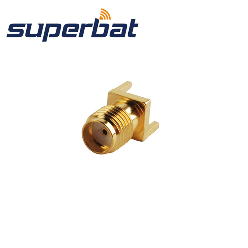 Superbat 10 stücke SMA Crimp Weibliche Vergoldete RF Koaxial Stecker für Kabel LMR400
