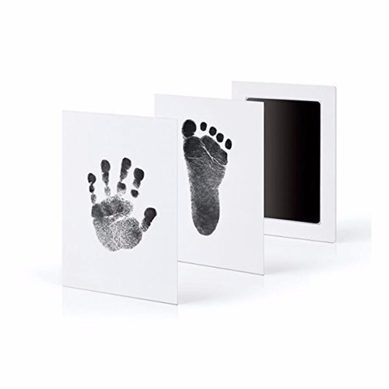 Non-Toxic Handprint e Footprint Impressão Kit, Baby Souvenirs Casting, Recém-nascido Footprint Ink Pad, Infantil Clay Toy Presentes