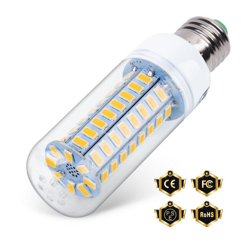 Ampoule LED E27 E14, 5730 SMD, lampe à maïs, Ampoule Led GU10, 5W, 7W, 12W, 15W, 18W, 20W, éclairage de décoration intérieure, 220V