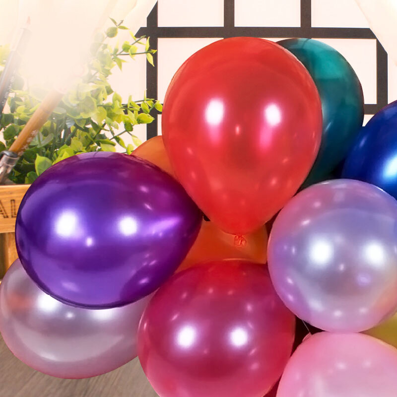 100 ชิ้น/ล็อต Air ลูกโป่ง Latex 10 นิ้วตกแต่ง Inflatable บอลลูนเด็กทารกสีแดงตกแต่งบอลลูนงานแต่งงาน