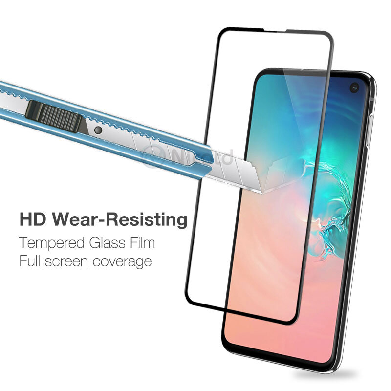 Nicotd Tempered Glass Đối Với Samsung Galaxy S10e J4 Cộng Với J6 J8 A6 A8 A7 2018 Bảo Vệ Màn Hình M20 M30 A30 a50 Kính Bảo Vệ Phim