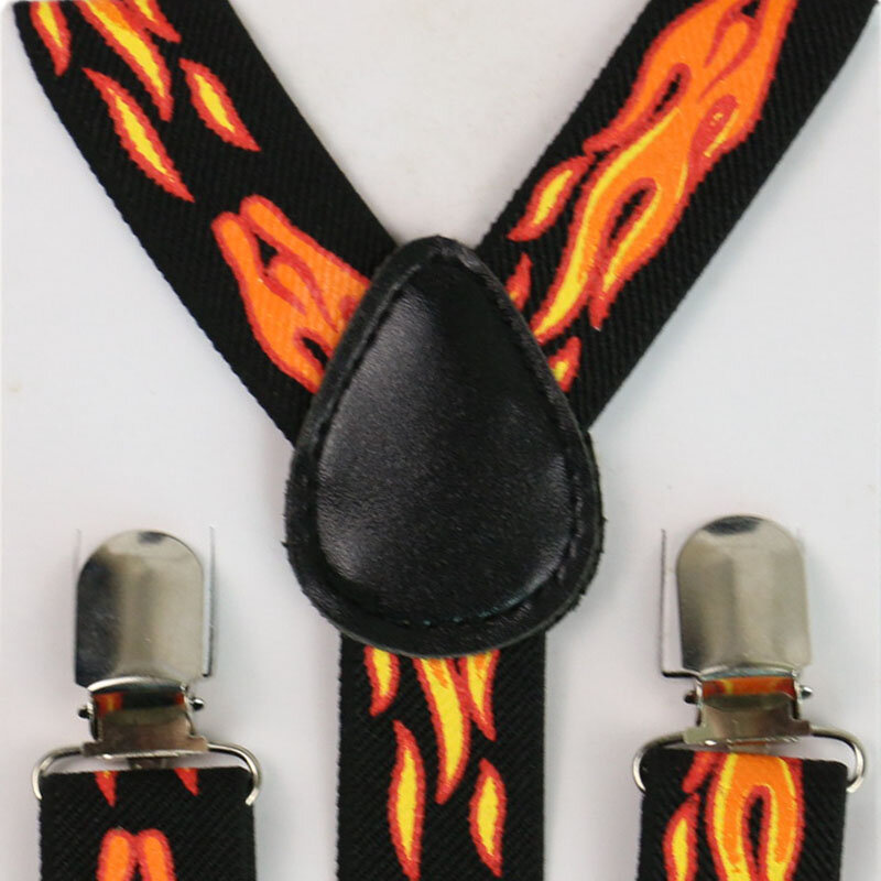 Winfox haute qualité hommes costumes élastiques femmes Clip-on y-back bretelles ceinture sangle bretelles réglables noir Paisley bretelles