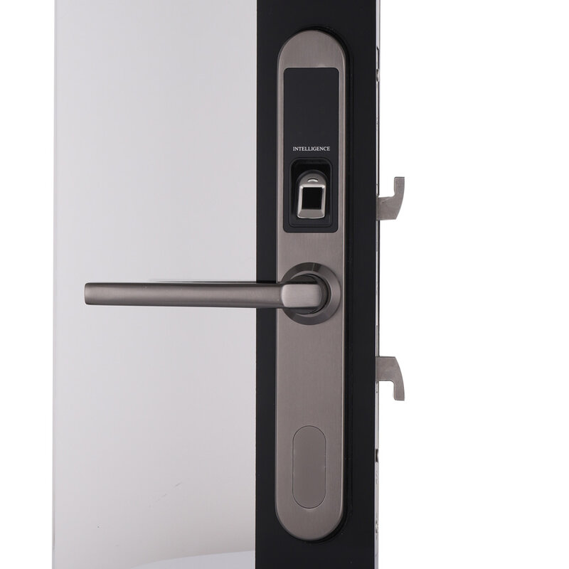 Fingerprint Door Lock Waterproof Stainless Steel Electronic Door Lock for Aluminum Glass Gate Door with European Mortise