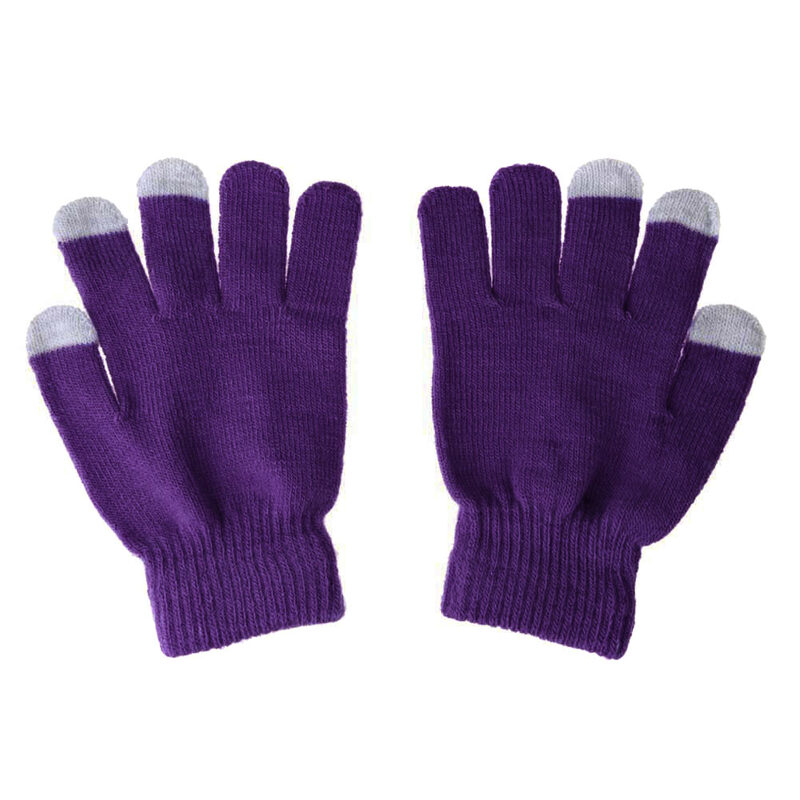 1 пара зимние теплые емкостные вязаные перчатки унисекс грелка для сенсорных экранов смартфон XIN-доставка