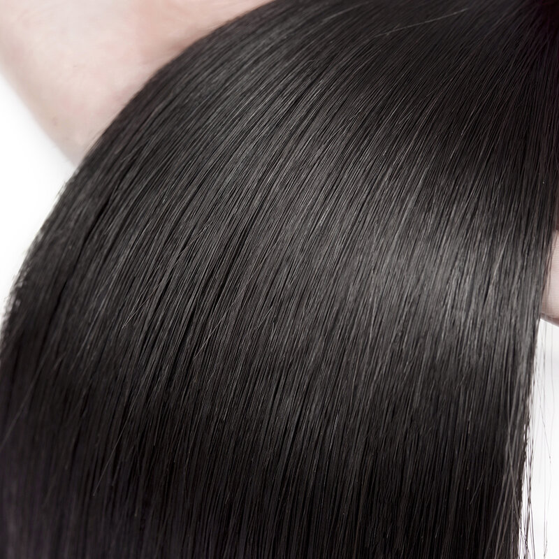 ดีเจความงาม 30 นิ้วชุดยาวความยาว 1/3/4 PCS 40 นิ้วรวมกลุ่มตรงธรรมชาติสี 7A อินเดีย Remy Hair Extensions