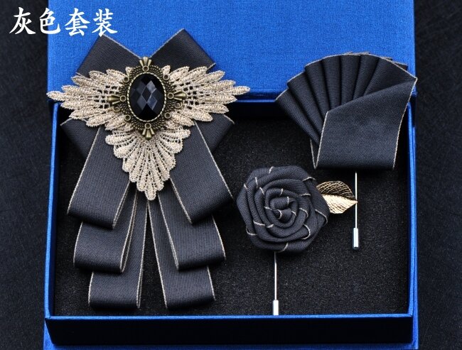 3 предмета, галстук-бабочка для мужчин и женщин, в Корейском стиле