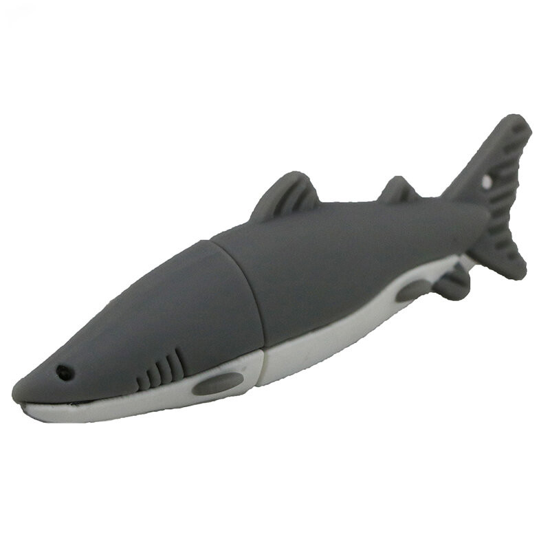 Usb-флеш-накопитель в стиле мультяшных рыбок, акул, 4 ГБ, 8 ГБ, 16 ГБ, 32 ГБ, 64 ГБ