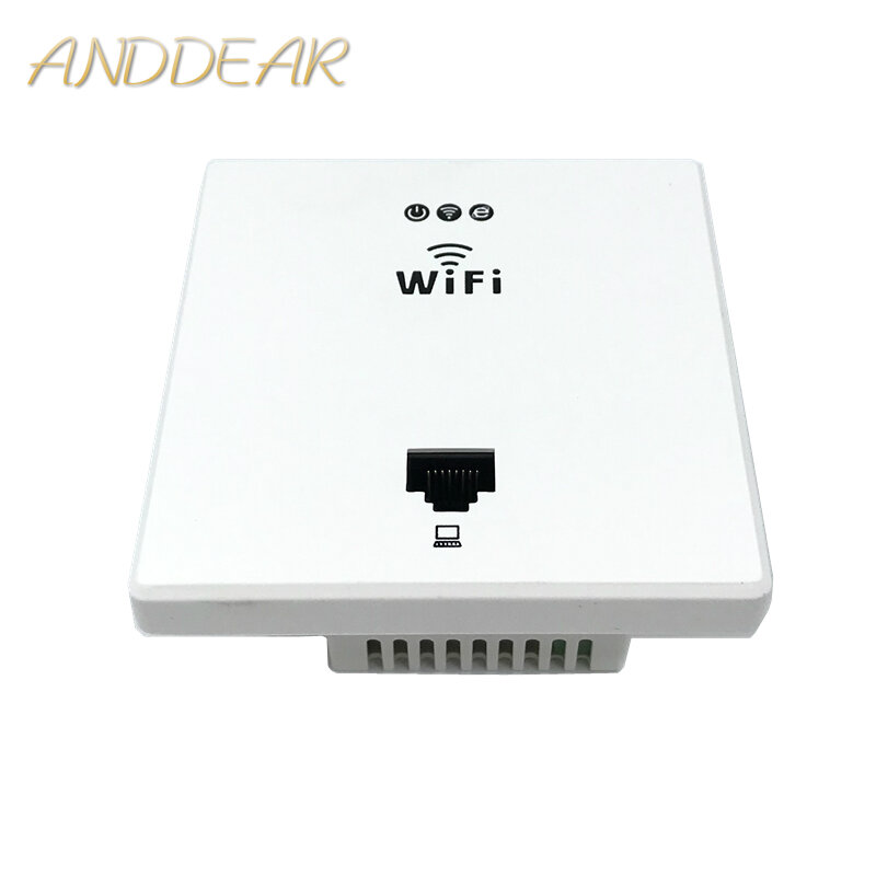 ANDDEAR Weiß Drahtlose WiFi in Wand AP Hohe Qualität Hotel Zimmer Wi-Fi Abdeckung Mini Wand-mount AP Router Access punkt