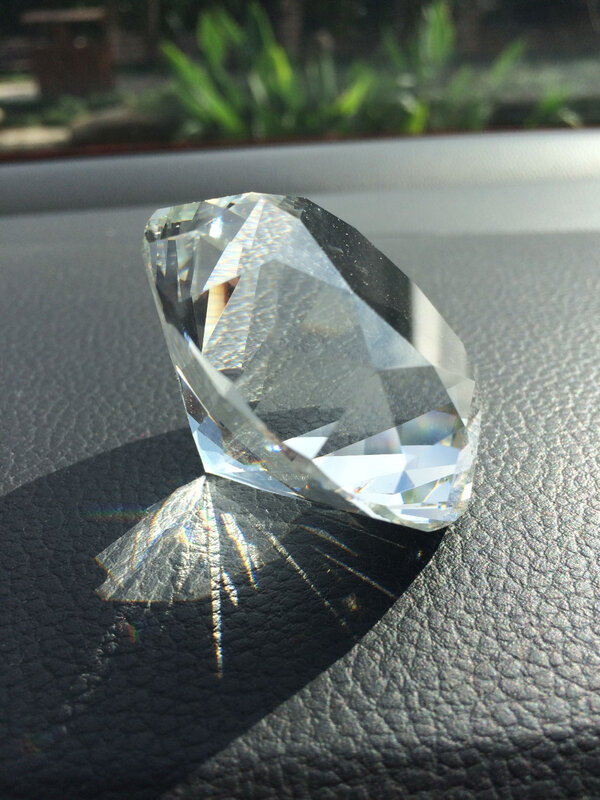 아름다운 k9 크리스탈 큰 빈 다이아몬드, 웨딩 장식, 조각 없는 투명 크리스탈 문진, 50mm 4 개/로트