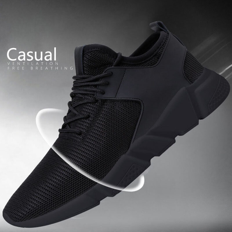 Masorini Mesh Men Sneakers Casual Shoes Men New 2019 Lace-Up Spring Autumn Fashion Breathable Comfortable Male Footwear W-538