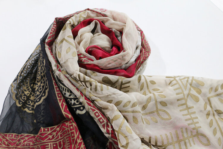 CISULI 100% ผ้าไหมชีฟอง Hijab ผ้าพันคอยาว122X250cm Plus ขนาดผ้าคลุมไหล่