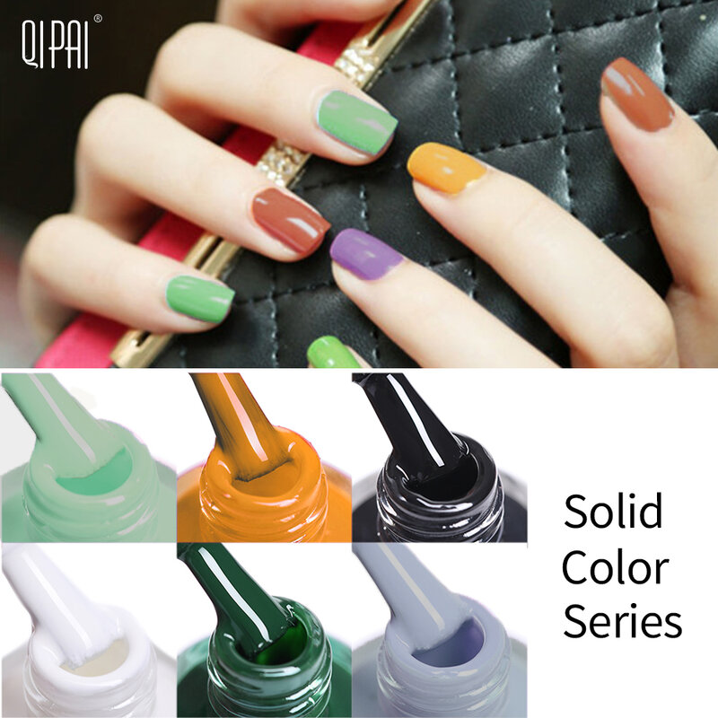 QIPAI Gel Varnish Nail Polish UV Hybrid Nail Art Manicure Nails Extensions 7ML Vernis Semi Permanent primer gel nail polish