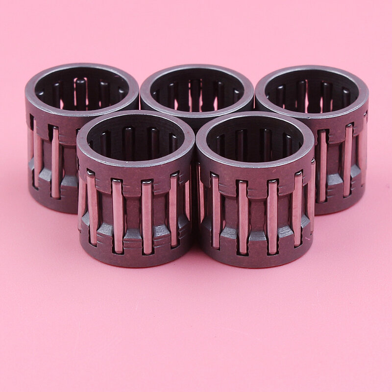Rodamiento de agujas de pistón para motosierra Husqvarna, pieza de repuesto de 15mm x 12mm x 15mm, para 365, 371, 372, 372XP, 362, 570, 268, 272, 5 unids/lote