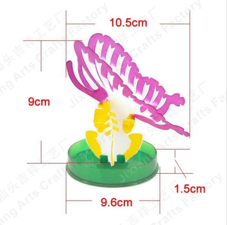 2019 110 мм D розовая мистическая бумажная бабочка дерево Волшебная растущая Рождественская елка Обучающие Детские научные игрушки для детей забавные