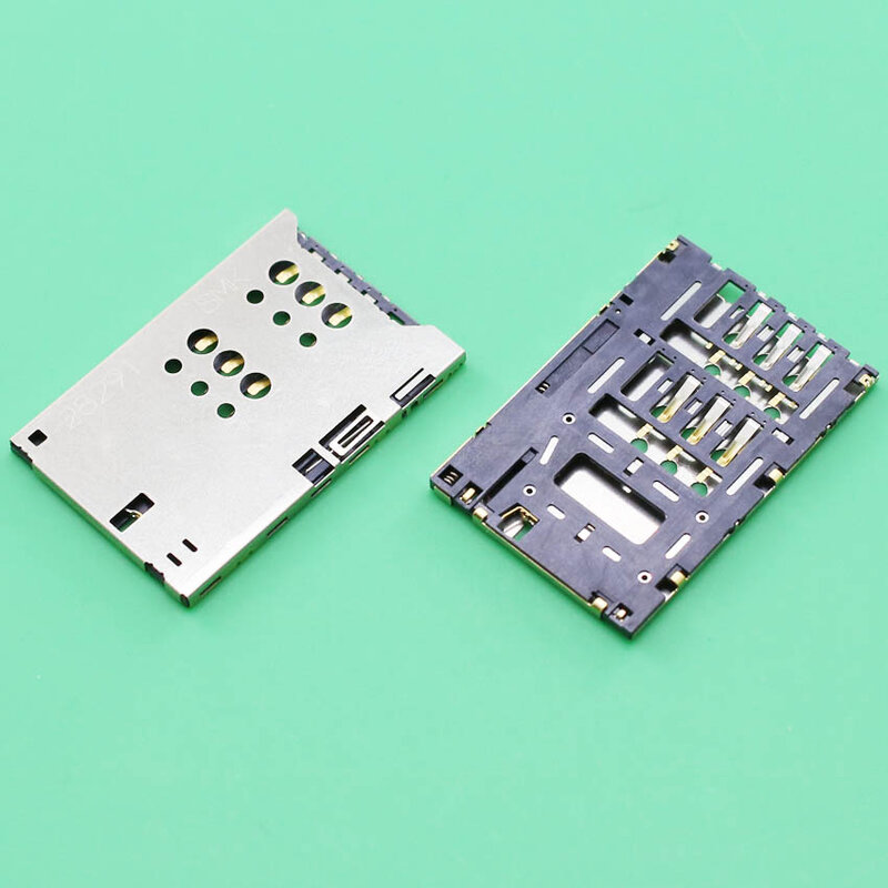 SIM Card Reader Connector Socket สำหรับ Huawei Play 3C 4X G620 G7300 Y320 T00 P1 T9200 Y523-L076 P7TF P7 P6 G606 honor7 U10