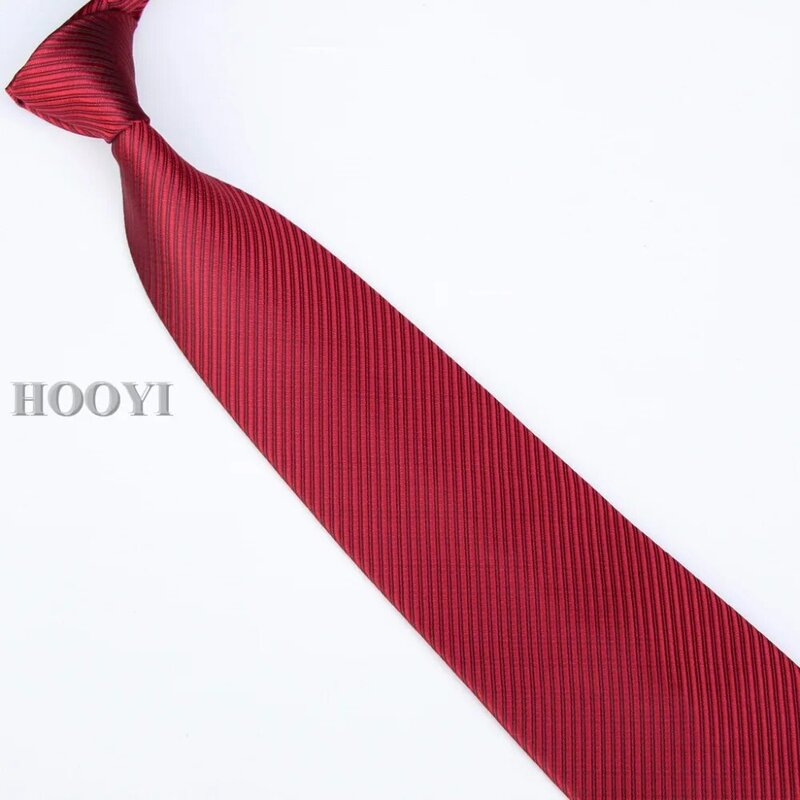 HOOYI 2019 cheap fashion dark blue neck ties for men necktie 19colors