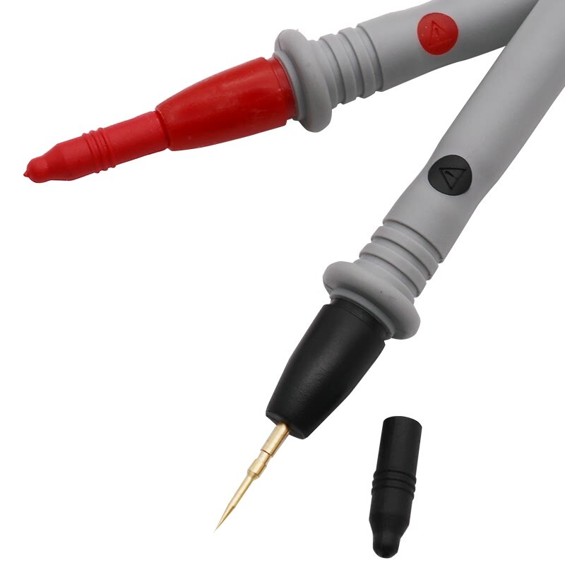 Pin de cables de prueba de sonda Universal para multímetro Digital, medidor de punta de aguja, probador de multímetro, Cable de pluma de alambre, 20A, 1 par