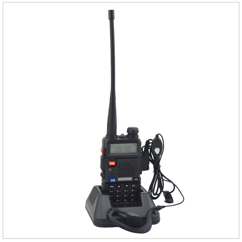 Baofeng dualband UV-5R Walkie Talkie วิทยุ Dual Display 136-174/400-520 MHz วิทยุฟรีหูฟัง BF-UV5R