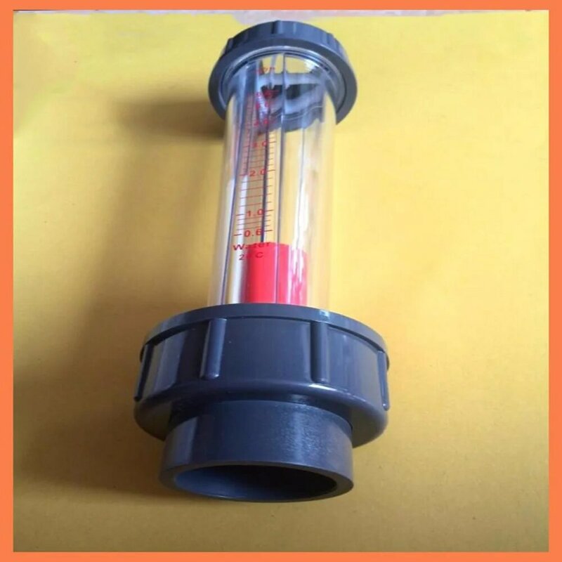 Medidor de fluxo de água de plástico, com tubo curto, conexão de rosca bsp (faixa de fluxo 0,6-6, m3/h), ferramentas lzb32s, medidores de fluxo de encanamento