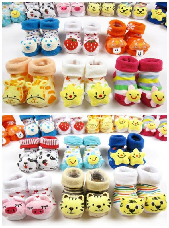 20 Designs Neugeborenen Socken 0-12month Baby Anti-slip Tier Socke für mädchen Stiefel jungen schlauch Top Qualität