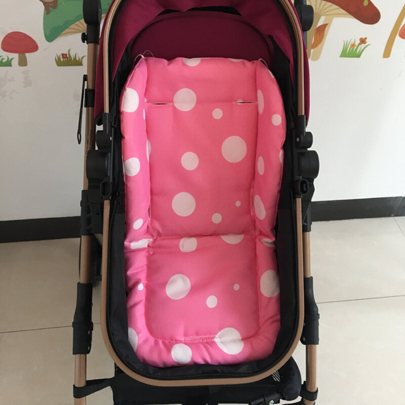 Almofada de algodão para carrinho de bebê, tapete com design ponto, para carrinho de bebê, carrinho, assento de carro, colchão, download gratuito