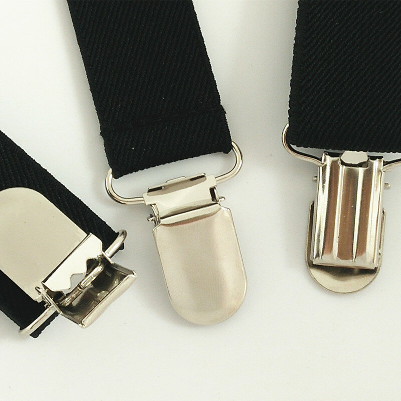 Bretelle elastiche per bambina per neonato Y clip posteriori su bretelle per bambini in tinta unita accessori per bambini taglia S 2.5*65cm