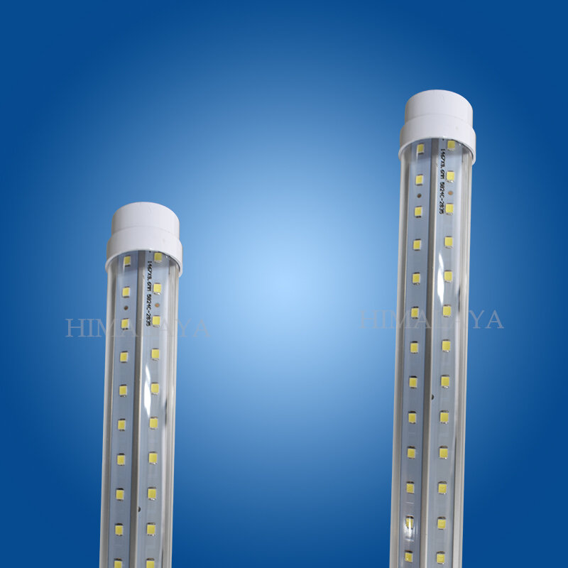 Toika 100pcs 20W 600MM 2ft T8 V shape LED waterproof Tube Light High brightness SMD2835 240/288led/PC   270 degree