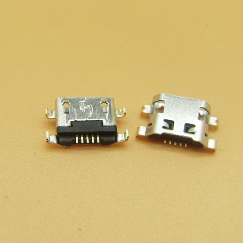 50PCS/Lot Micro Usb For Alcatel 7040N Charge Port Dock Socket For Lenovo A708t S890 For Huawei G7 G7-TL00  Charging Connector