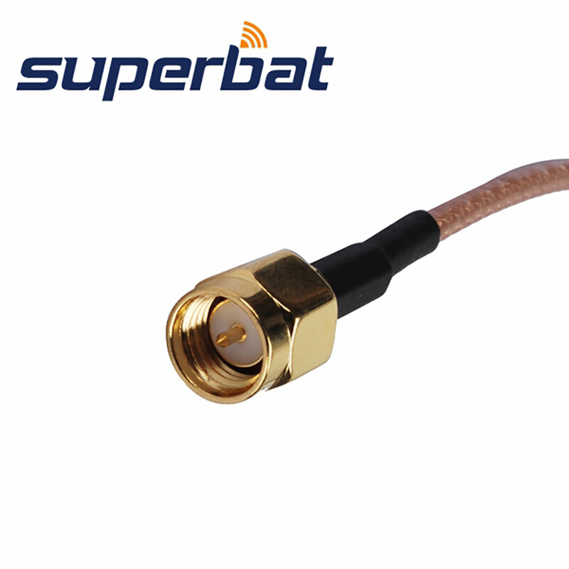 Superbat-SMA 플러그-MCX 수 피그테일 케이블, RG316 30cm 또는 무선 용 길이 피그 테일 케이블 사용자 지정
