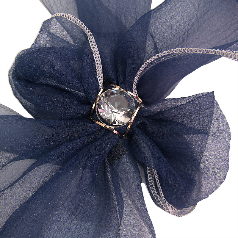 1 sztuk moda szalik pierścień dzikie perły jedwabny szalik klamra odzież kąt węzeł kwadratowy szalik przycisk akcesoria do szalików