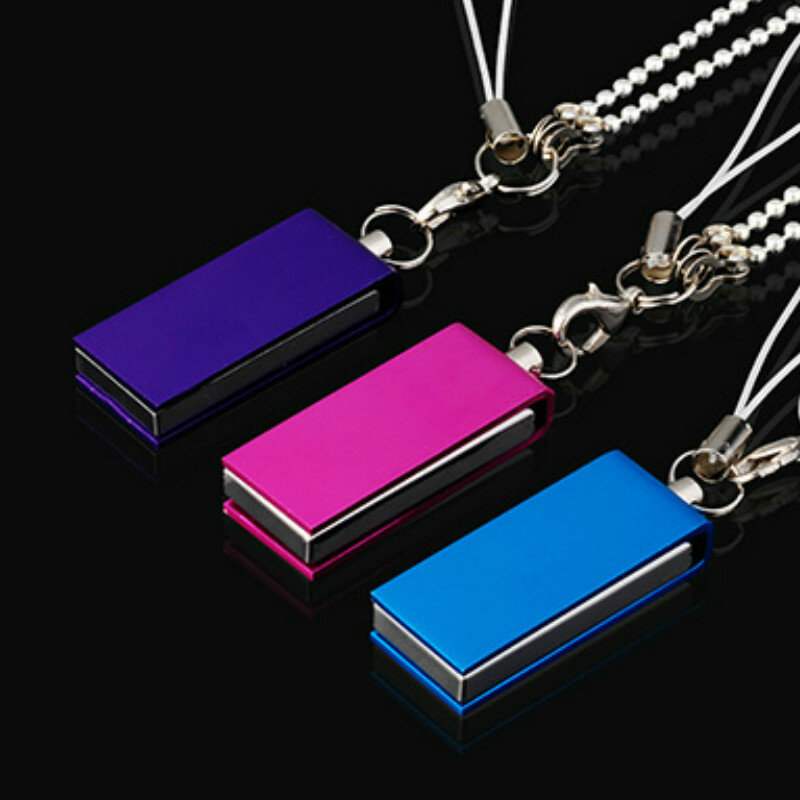 Unidad Flash USB de Metal para negocios, pendrive con logotipo personalizado creativo, de 4GB, 8GB, 16GB, 32GB, 2,0