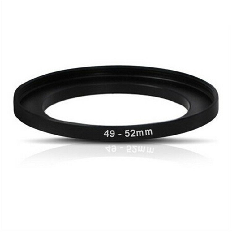 Lens Filter Adapter ring 49mm-52mm 49-52 mm 49 to 52 Step Up Filter Ring Stepping Adapter Adaptor Black