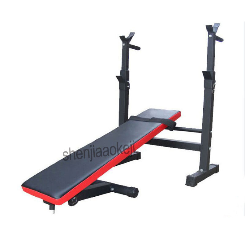 Multifunctional weight bench Weight Training Bench barbell rack household gym workout dumbbell Fitness exercise equipment 1pc