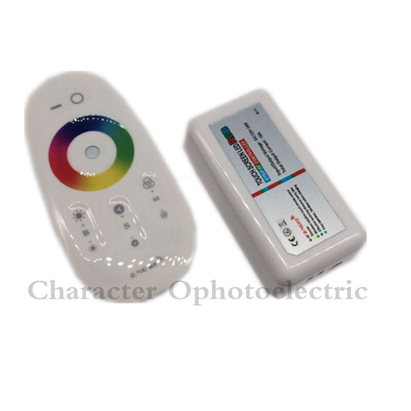 RGBW / RGB LED كونترولر اللمس شاشة 2.4G DC12-24V 18A عن تحكم قناة ل RGB / RGBW قطاع