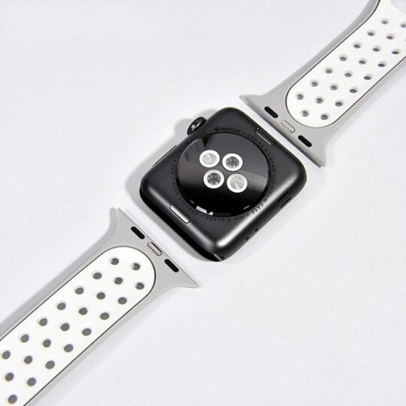 Correa deportiva para apple watch banda 42mm 38mm 44mm 40mm correa para iwatch band series 5/4/3/2/1 accesorios de pulsera de silicona