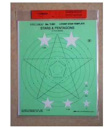 Бижутерия дизайнерский рисунок линейка дизайнерский шаблон Пятиугольный изосцелы треугольник