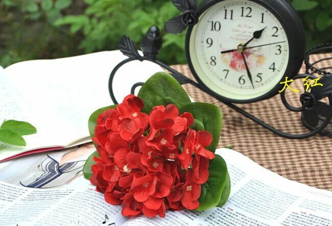 Sklepy fabryczne] ostroga hortensja fabryka symulacja sztuczne kwiaty jedwabny ślub parapetówkę otwarcie z kwiatami