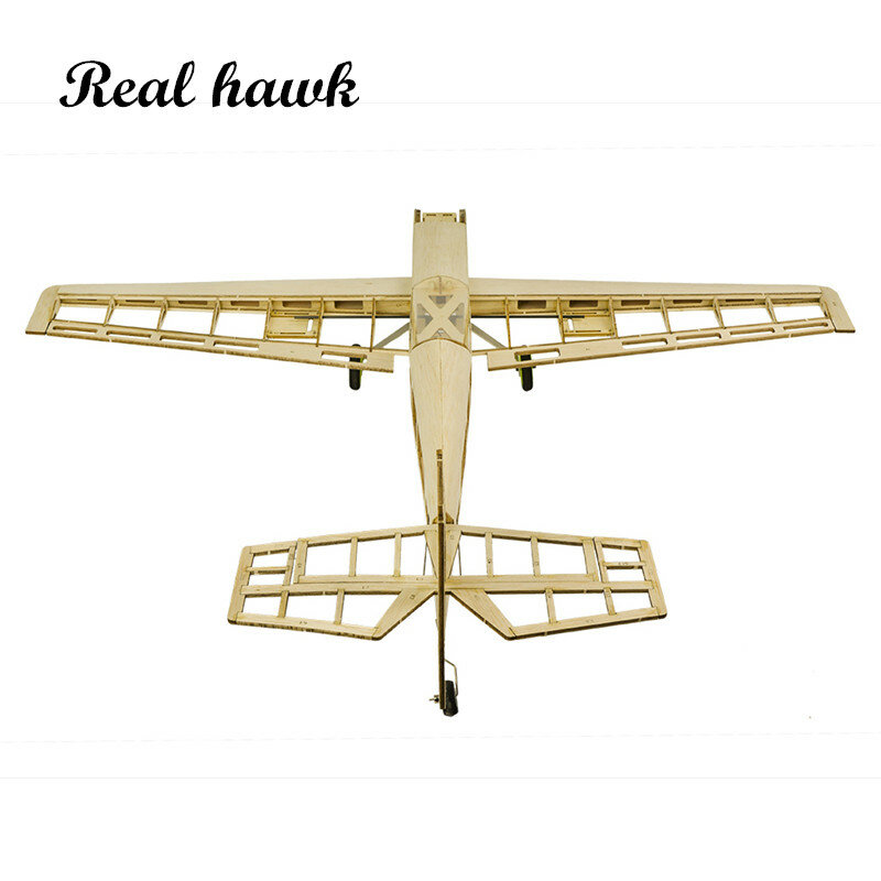 RC airphones Kit di aeroplani in legno di Balsa tagliato al Laser 1.5-2.5cc nitro trainer Frame senza copertura Kit di costruzione di modelli di spedizione gratuita