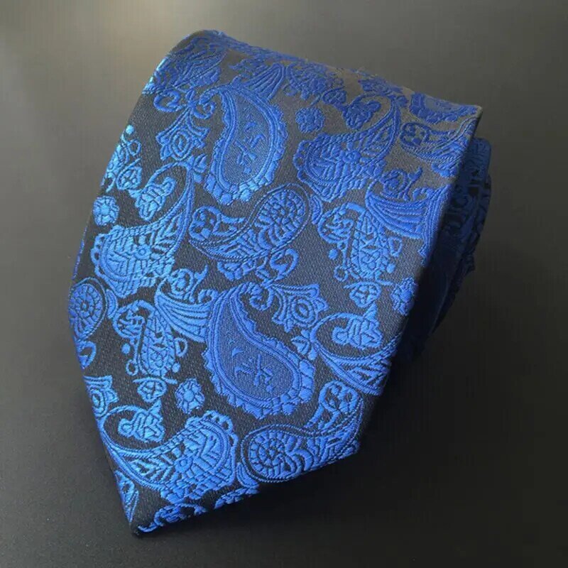 SHENNAIWEI Nieuwe paisley gravata bruiloft mannen jacquard stropdas gift set voor mannen