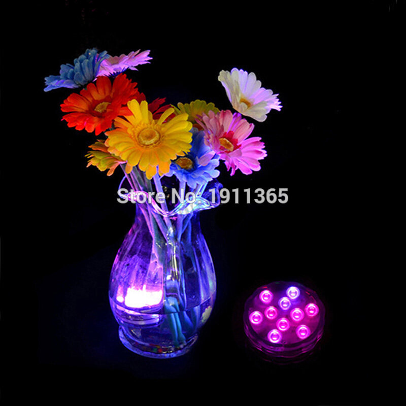 4 pezzi nuovo prodotto LED candela sommergibile floreale tè luce candela lampeggiante impermeabile decorazione della festa nuziale narghilè vaso Shisha