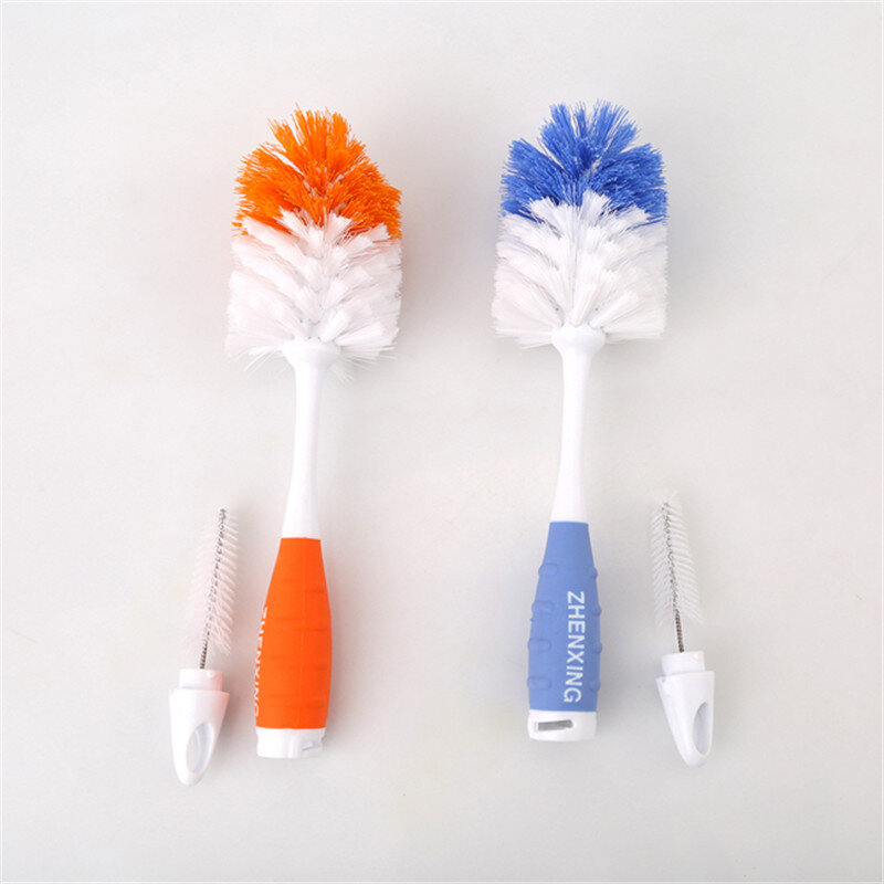 Cepillos para biberones para limpiar niños leche botella para alimentación boquilla chupete boquilla tubo limpieza juegos de cepillos
