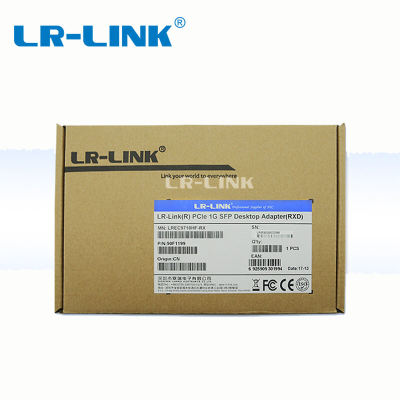LR-LINK 9710HF-TX/RX 2 stücke Gigabit Fiber Optical Ethernet-Netzwerk Adapter PCI-Express Netzwerk Karte Intel I350 Lan karte NIC