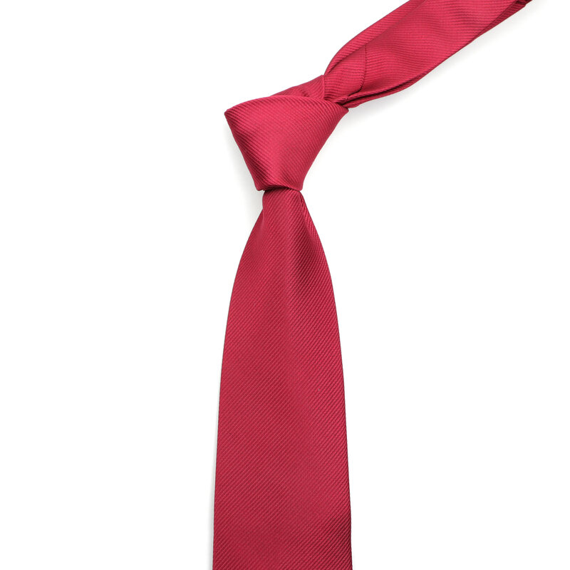 Męskie solidne klasyczne krawaty formalne paski biznesowe 8cm cienki krawat na krawat ślubny Skinny Groom Cravat
