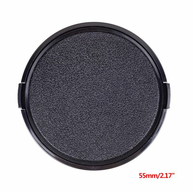 55MM Universal Kunststoff Snap-on Vorne Objektiv Kappe Schutzhülle für Sony Canon Pentax DSLR Kamera Filter Zubehör