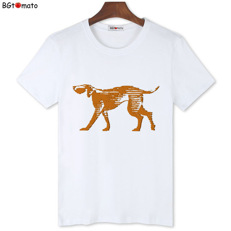 Футболка BGtomato с принтом собаки, рубашки для домашних животных, мужские повседневные топы, забавная футболка для собаки, мужская новая уличная одежда