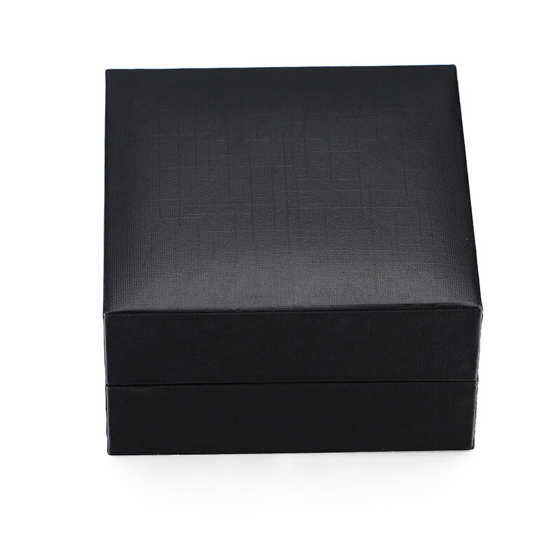 DY UN insieme di alta qualità degli uomini di modo nero golden square nube A forma di Gemelli cravatta clip di scatola quadrata nera set di trasporto libero
