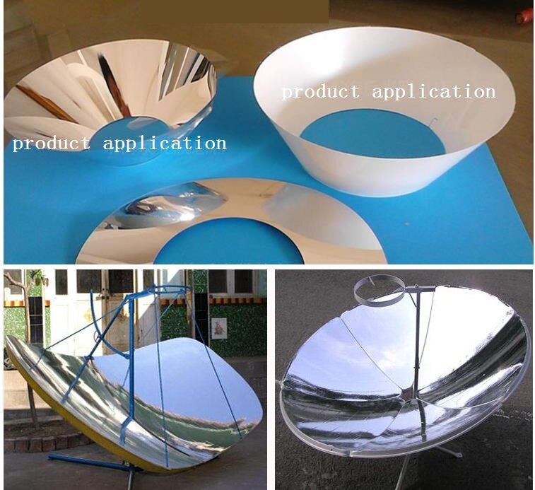 50 cm * 2 Mt Breite Silber Spiegel Reflektierende Aufkleber Wasserdicht UV-Licht Opake Folie
